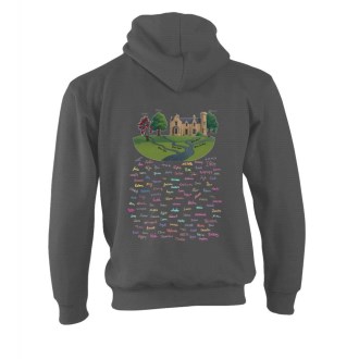 Ochil Leavers 26 Hoodie White Logo