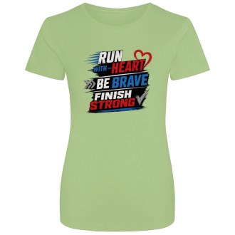 Finish Strong Ladies Sports T-Shirt