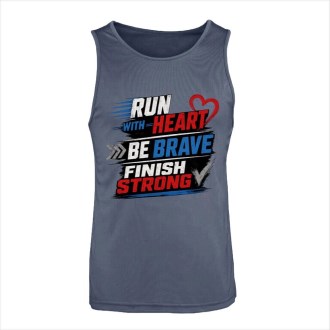 Finish Strong Unisex Sports Vest
