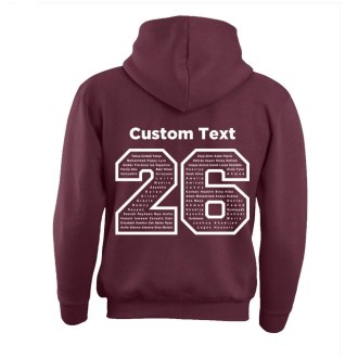 CF Kids Zip Hoodie Border Design