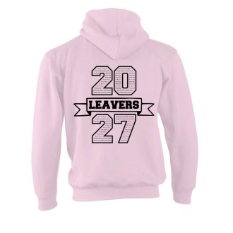 Risby Leavers 27 Black Print Kids Hoodie