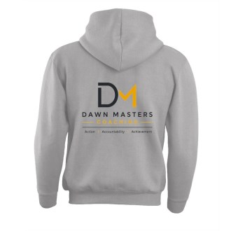 DMC Zip Hoodie Black Logo