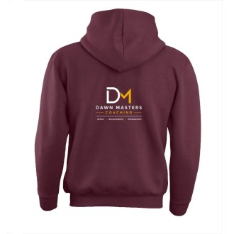DMC Zip Hoodie white Logo