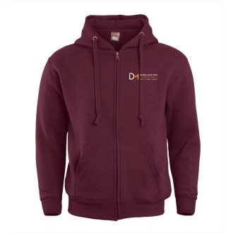 DMC Zip Hoodie white Logo