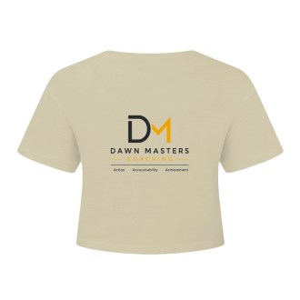 DMC Crop Top Black Logo