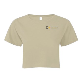 DMC Crop Top Black Logo