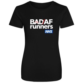 Ladies BLK Sports T Shirt Front Print