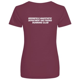 Ladies Sports T front and back print