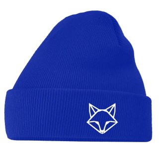 Foxes Den Beanie White Logo