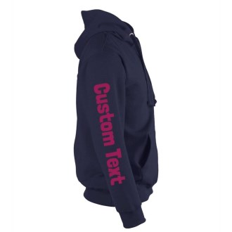 TEJ Zip Hoodie Berry Custom text