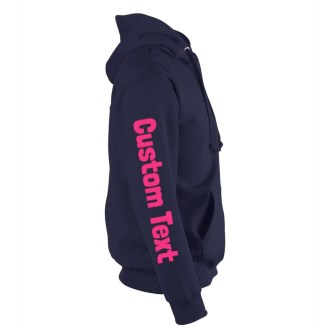 TEJ Hoodie Pink Custom Text