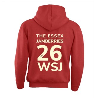 TEJ Full Zip Hoodie Cream Custom Text