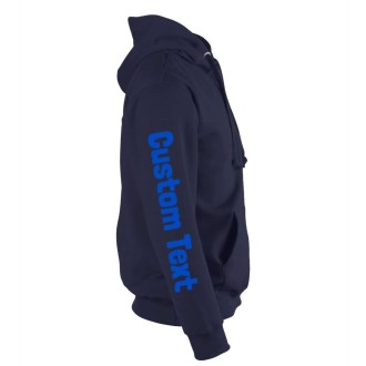 TEJ Hoodie Blue Custom Text