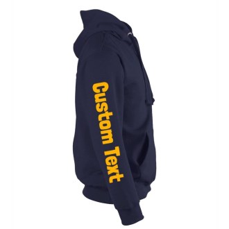 TEJ Zip Hoodie Gold Yellow Custom Text