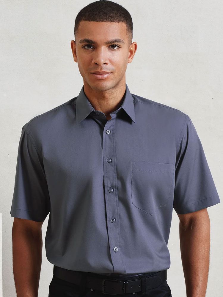 PR202 Short Sleeve Poplin Shirt Image 2