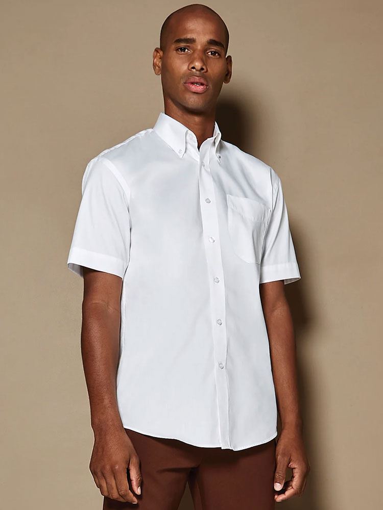 KK109 Corporate Oxford Shirt Short Sleeved Image 2