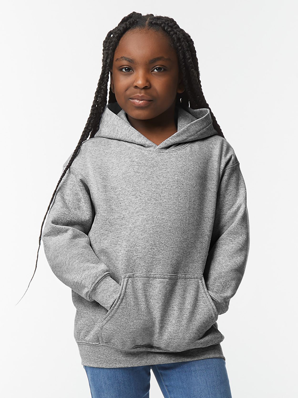 GD57B 18500B Heavy Blend™ Youth Hooded Sweatshirt Image 1