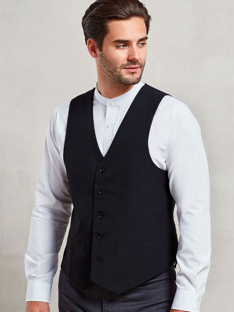 PR622 Lined Polyester Waistcoat Image 1