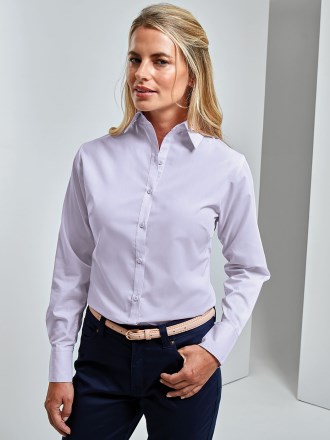 PR300 Women's Poplin Long Sleeve Blouse