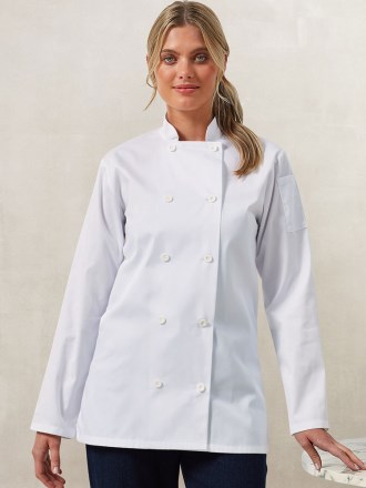 PR671 Women's Long Sleeve Chefs Jacket