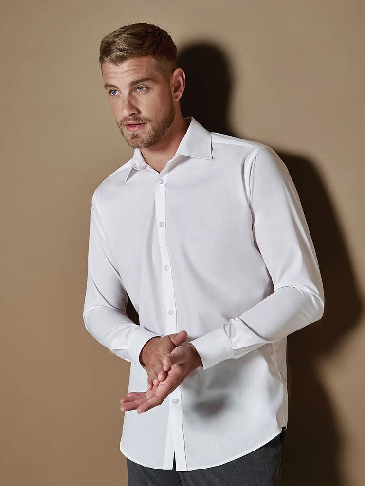 KK192 Slim Fit Business Shirt Long Sleeve Image 1