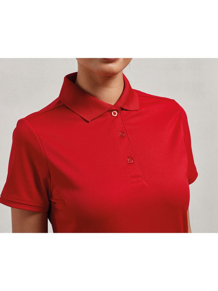 PR616 Women's Coolchecker™ Pique Polo Image 3