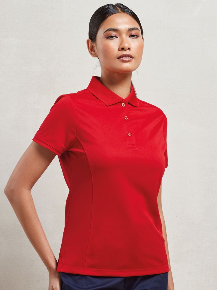 PR616 Women's Coolchecker™ Pique Polo Image 2