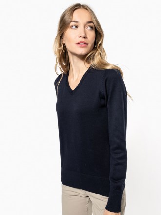 KB966 Womens' V Neck Jumper