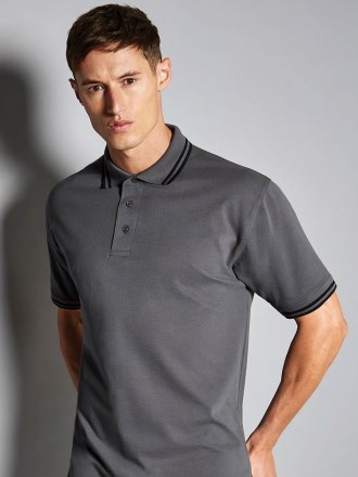 KK409 Tipped Collar Polo