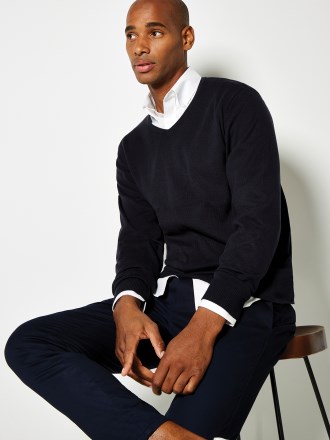 KK352 Arundel V Neck Sweater Long Sleeve