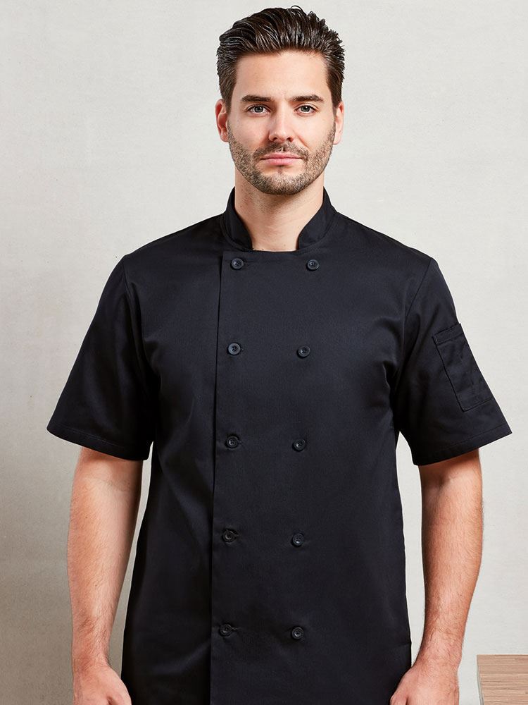 PR656 Short Sleeved Chef’S Jacket Image 1