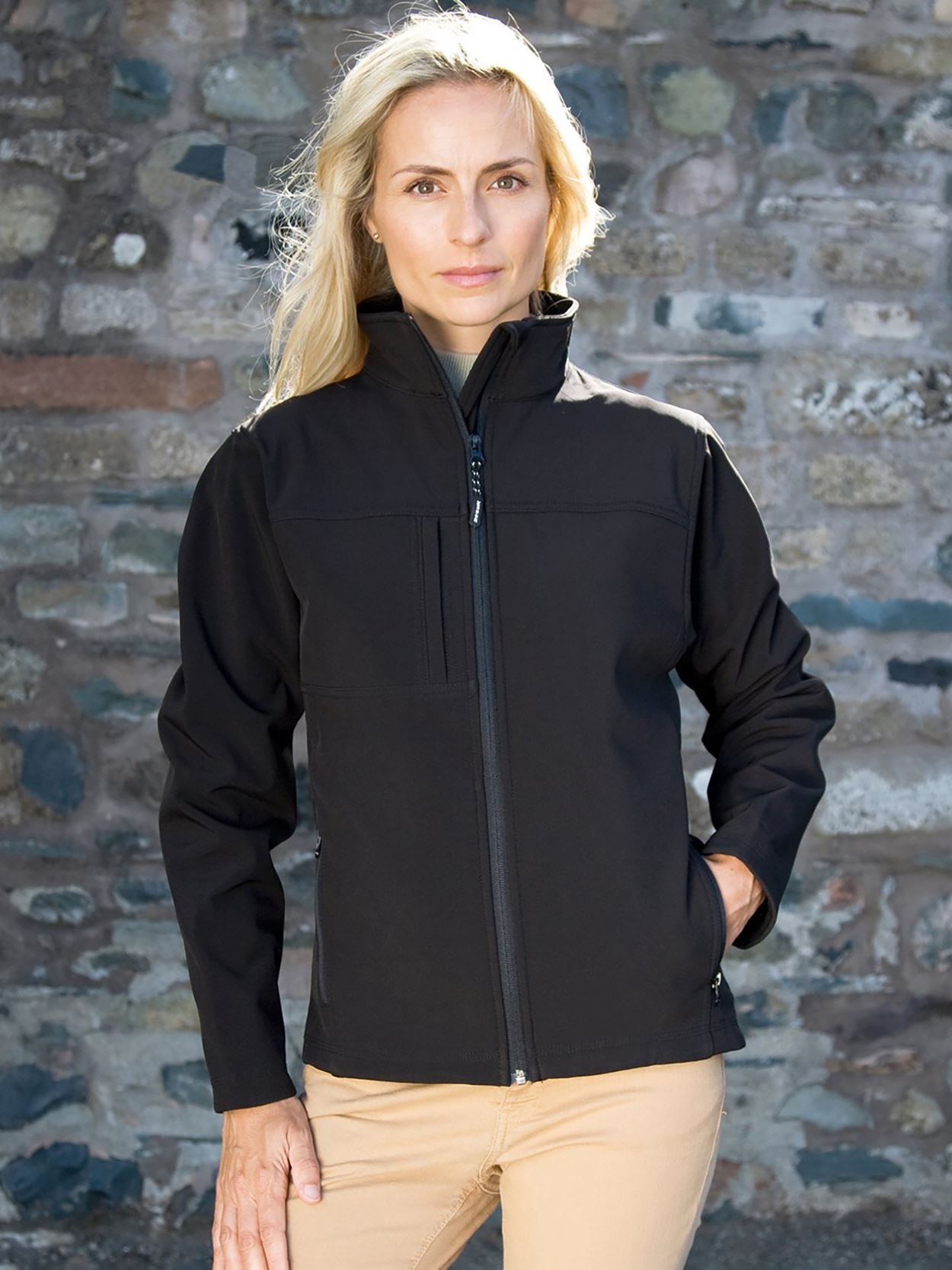 R121F Women's Classic Soft Shell Jacket Image 3