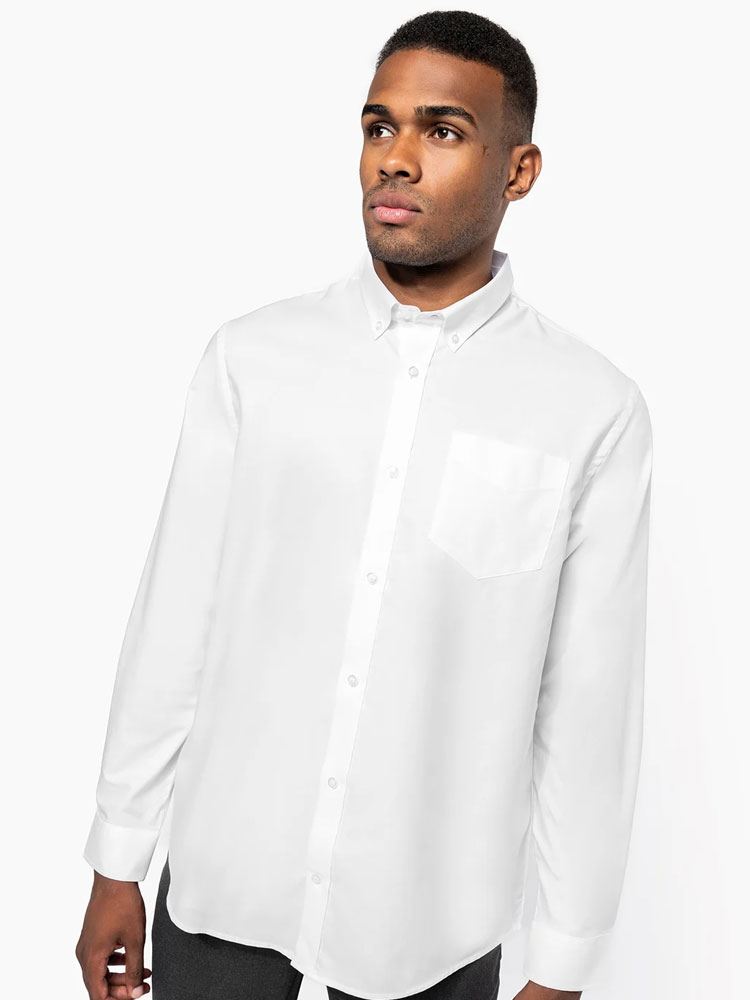 KB533 Long Sleeve Easycare Oxford Image 1