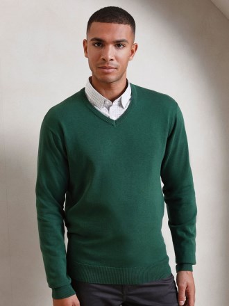 PR694 V Neck Knitted Sweater