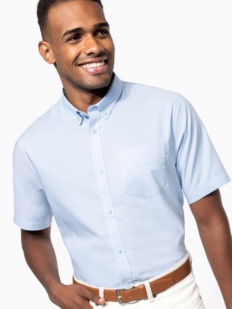 KB535 Short Sleeve Easycare Oxford Image 2