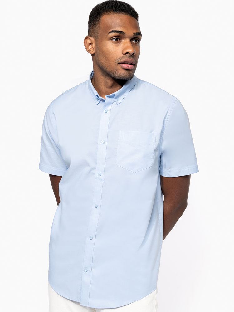 KB535 Short Sleeve Easycare Oxford Image 1