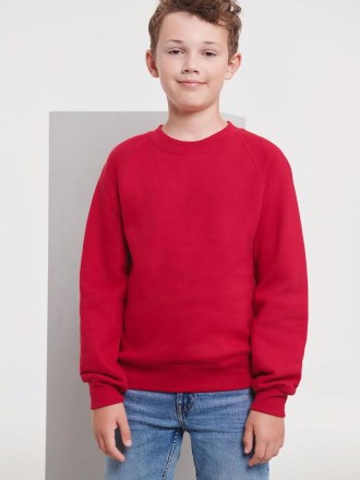 7620B Kids Raglan Sleeve Sweatshirt