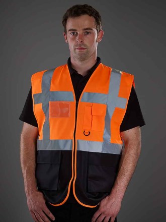 HVW801 Hi Vis Executive Waistcoat