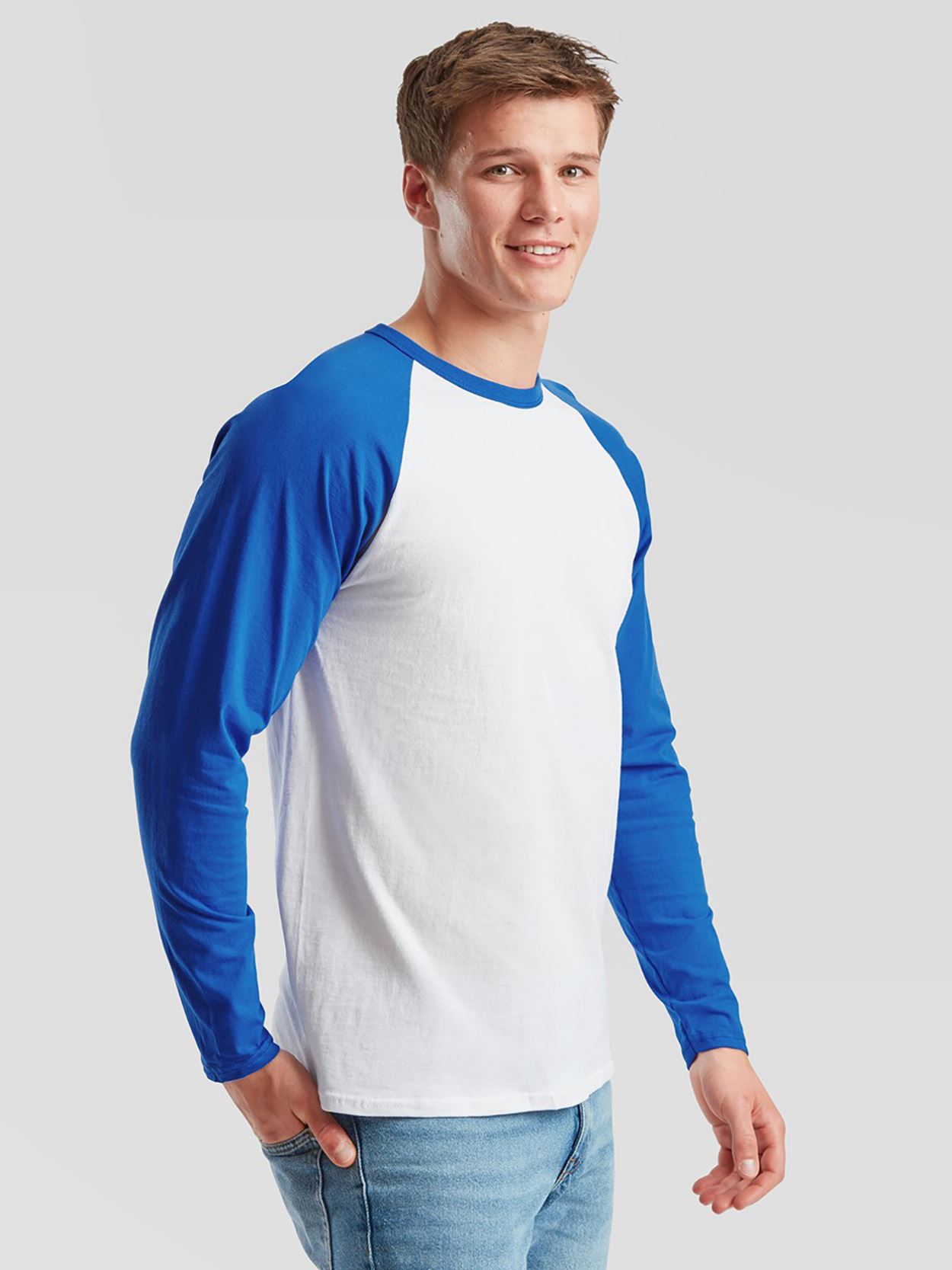 61028 Long Sleeve Baseball T Shirt Image 2