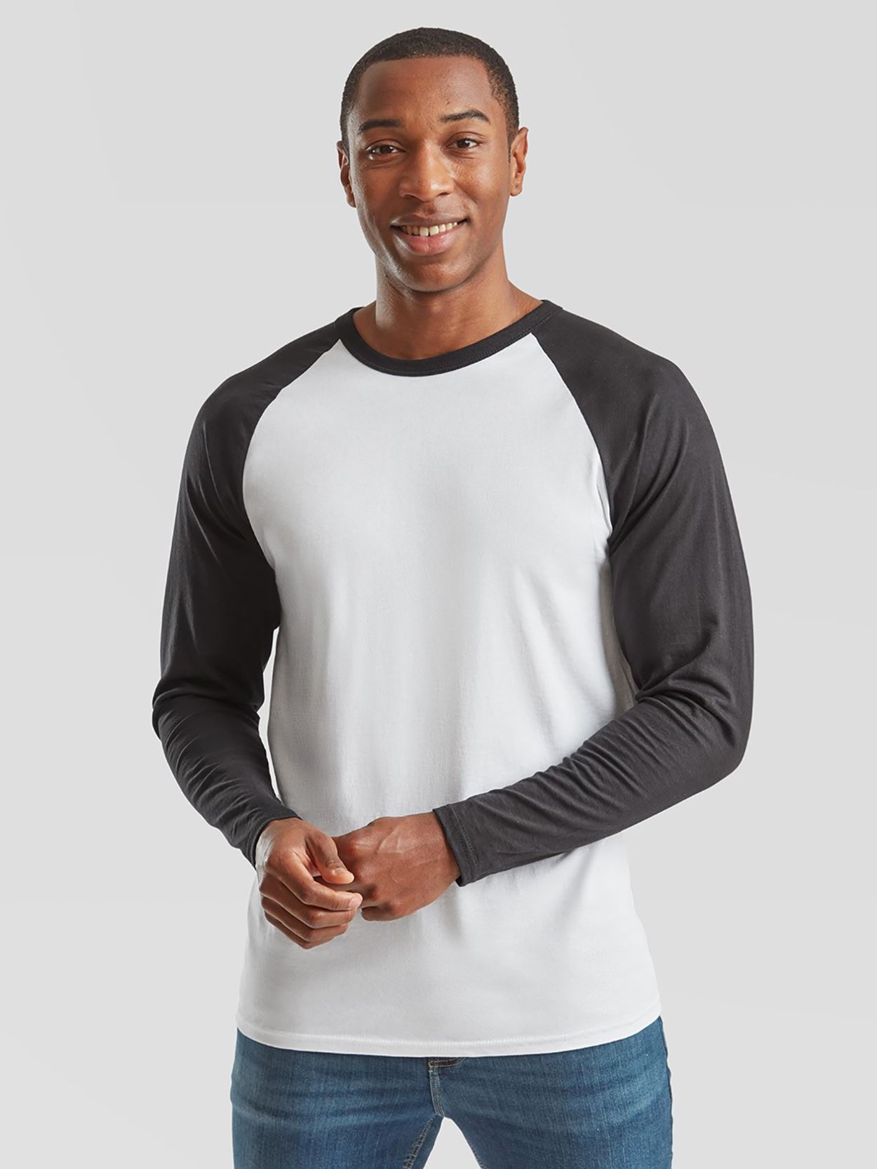 61028 Long Sleeve Baseball T Shirt Image 3