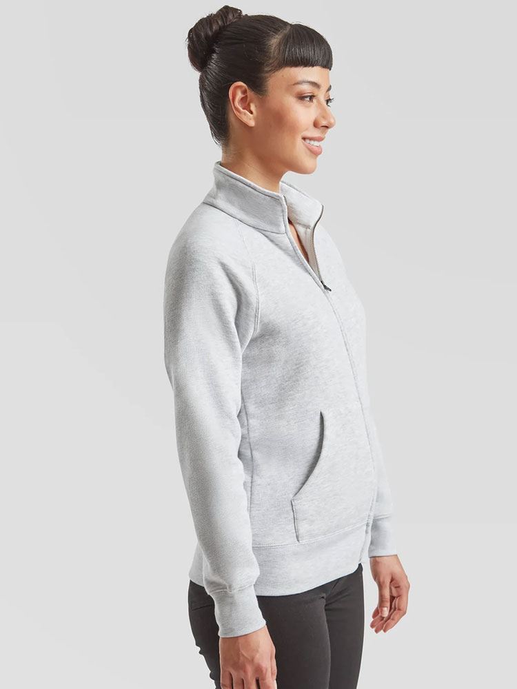 62116 Lady Fit Sweat Jacket Image 2