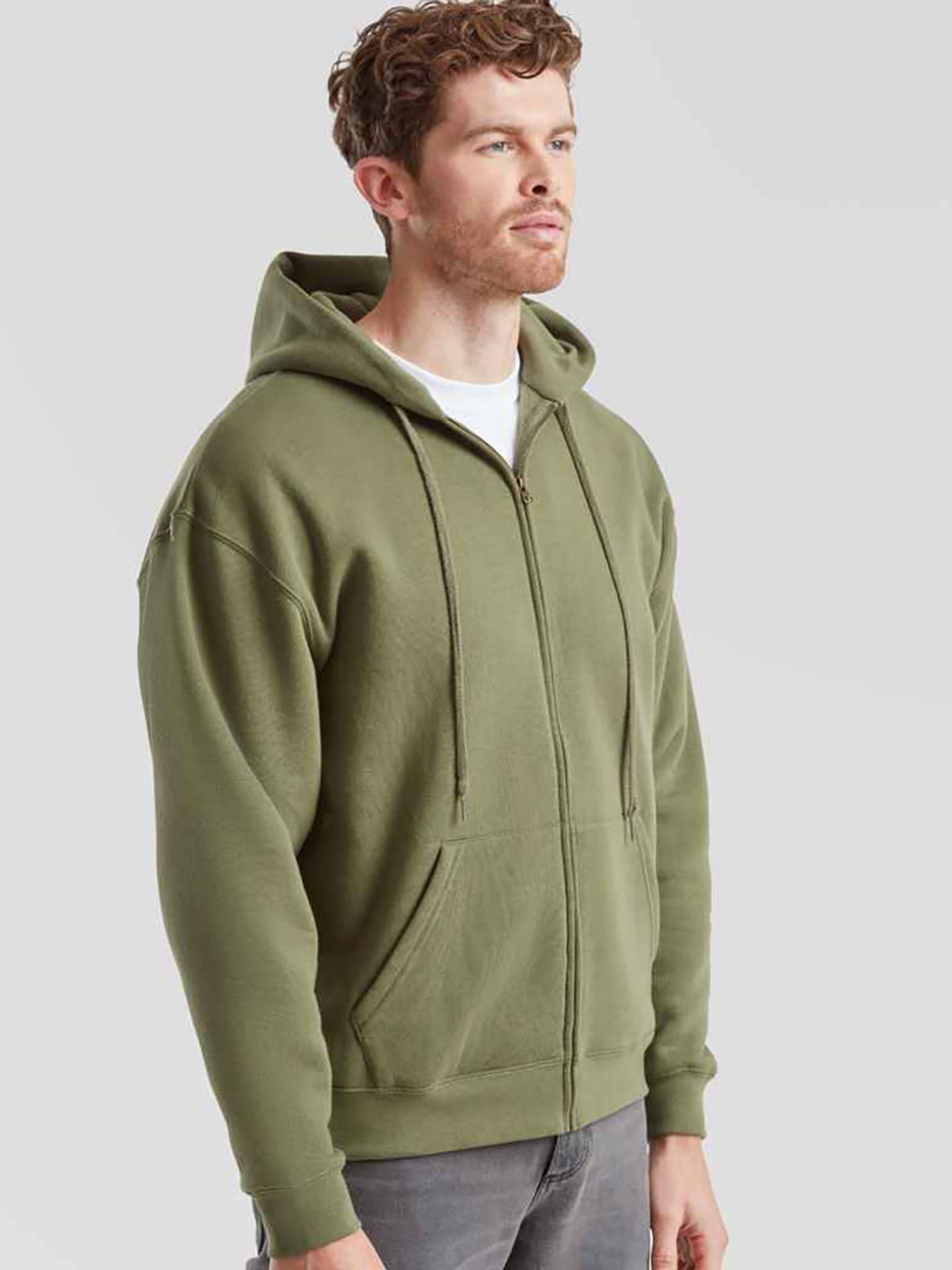 62034 Zip Through Hooded Sweatshirt Image 3
