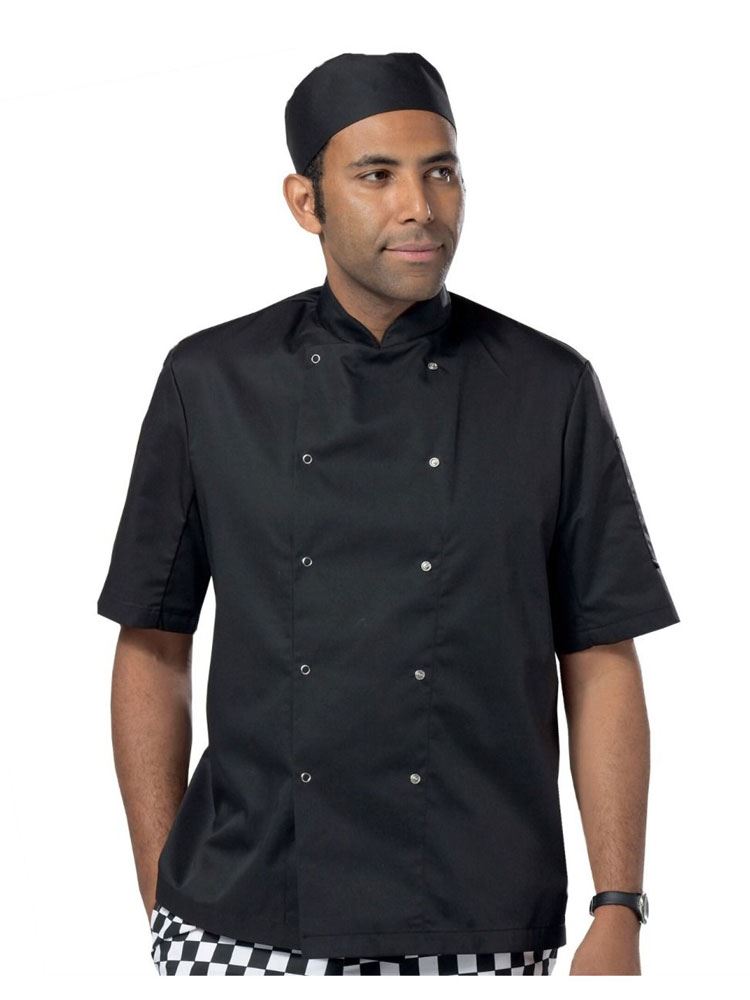 DD08CS Economy Short Sleeve Chef's Jacket Image 1