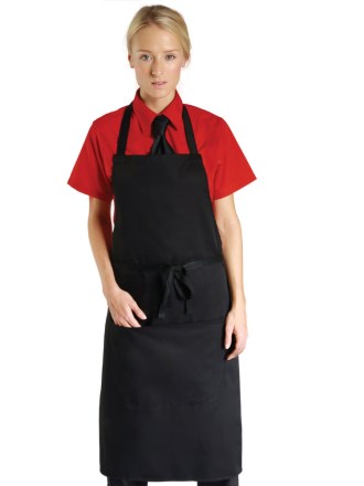 DP55CNQ Economy Bib Apron With Pocket