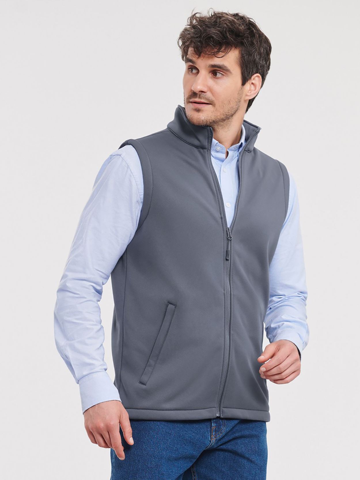 R041M Men's Smart Softshell Gilet Image 4