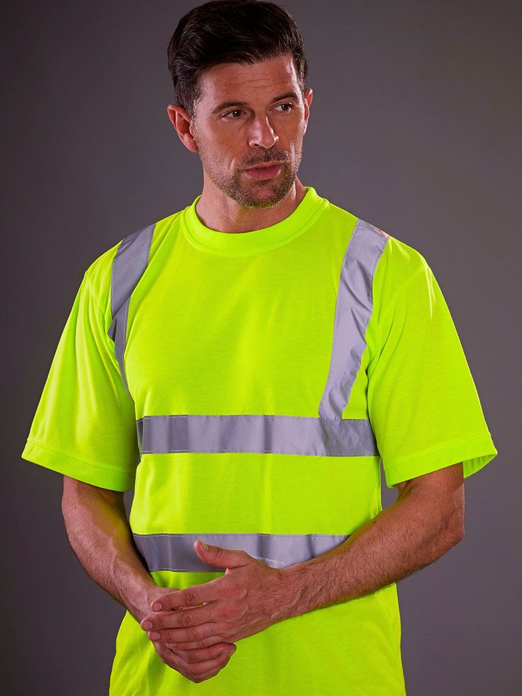 HVJ410 Hi Vis Short Sleeve T Shirt Image 1