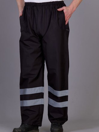 HVS461 YK070 Hi Vis Waterproof Contractor Trousers