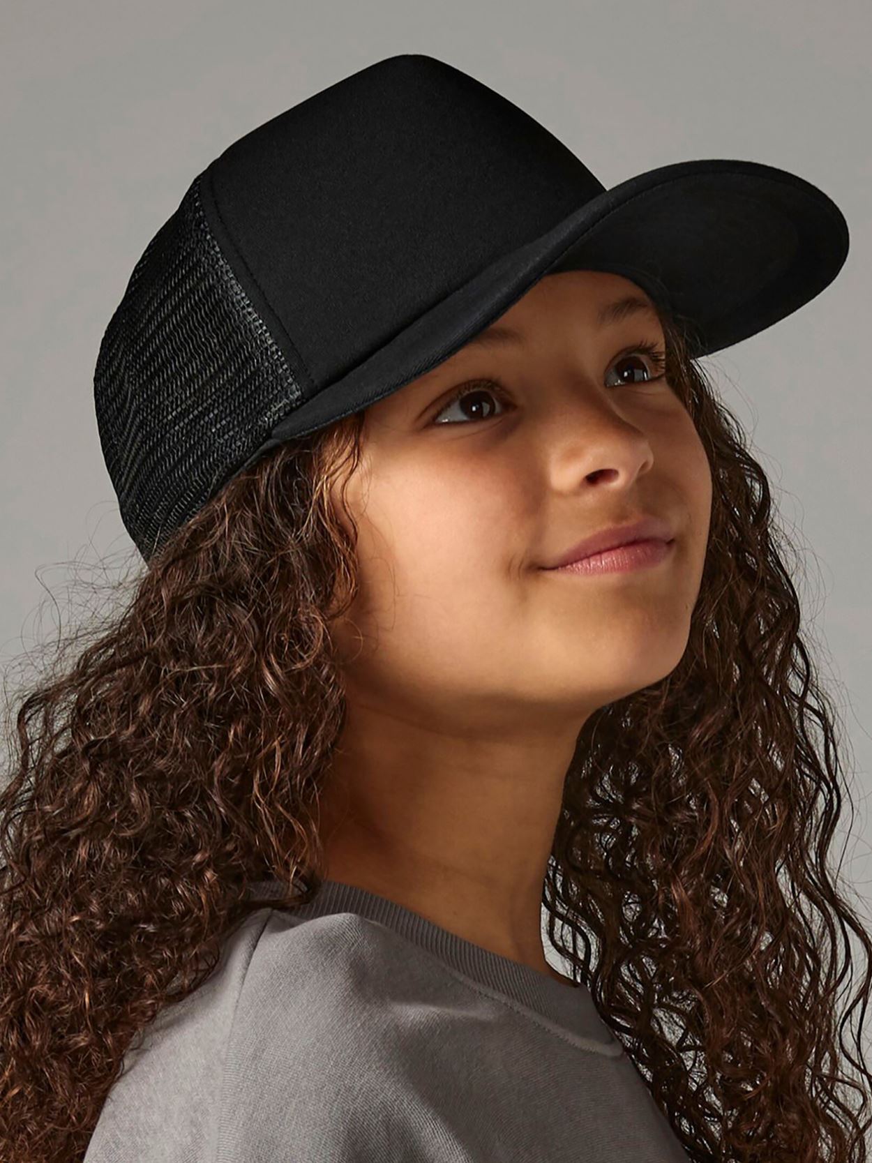 B645B Kids Vintage Snapback Trucker Image 1