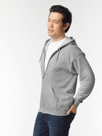 GD58 18600 Heavy Full Zip Hooded Sweat