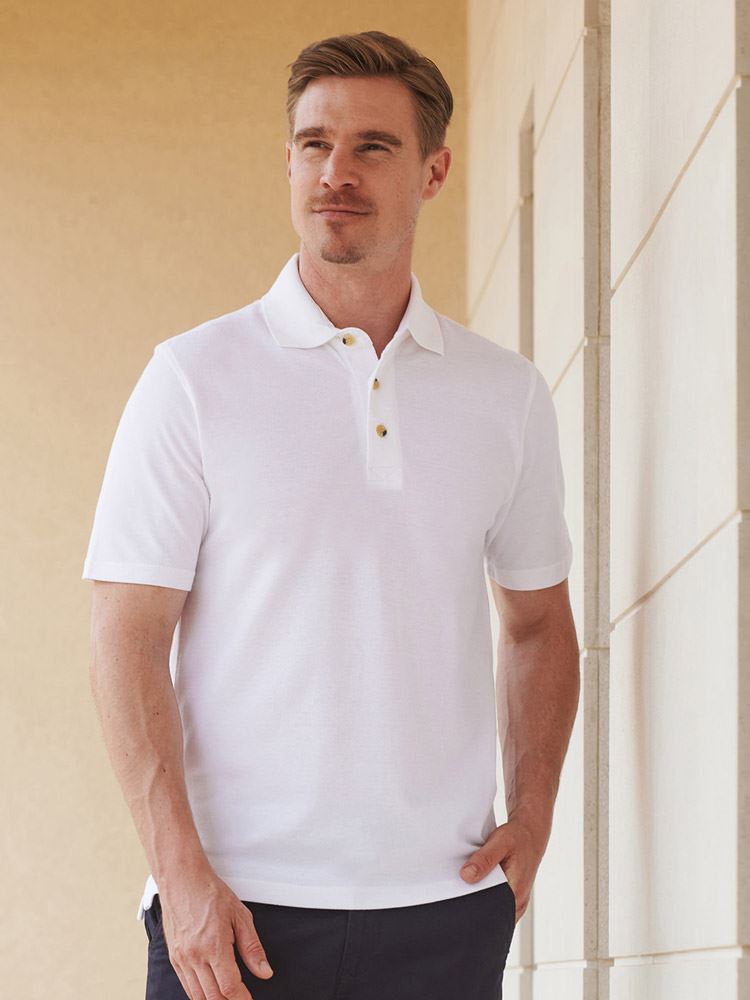 H100 Cotton Pique Polo Shirt Image 1